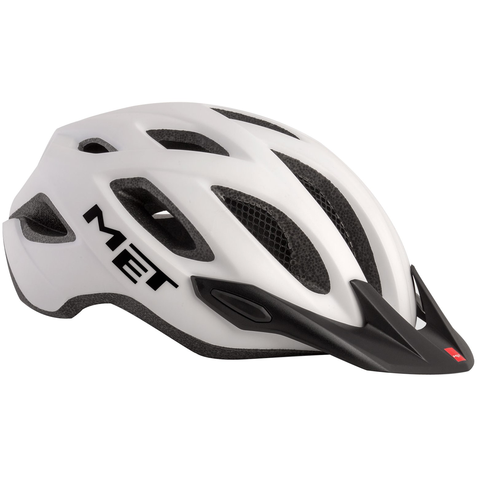 Picture of MET Crossover Helmet - White Matt - 2022