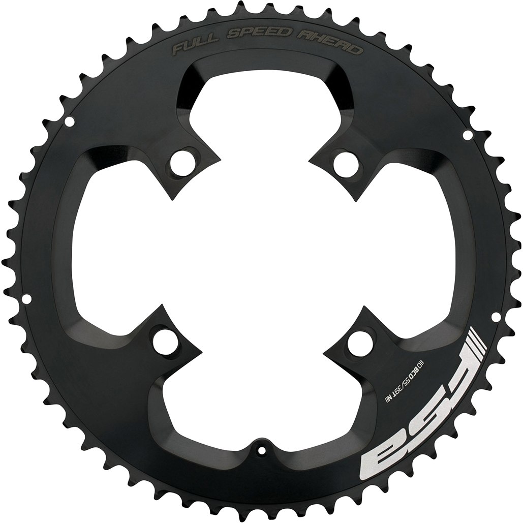 Picture of FSA SL-K/Powerbox outer Chainring 110mm ABS 4 Hole - 10/11-speed - black - 55 Teeth for Aluminium
