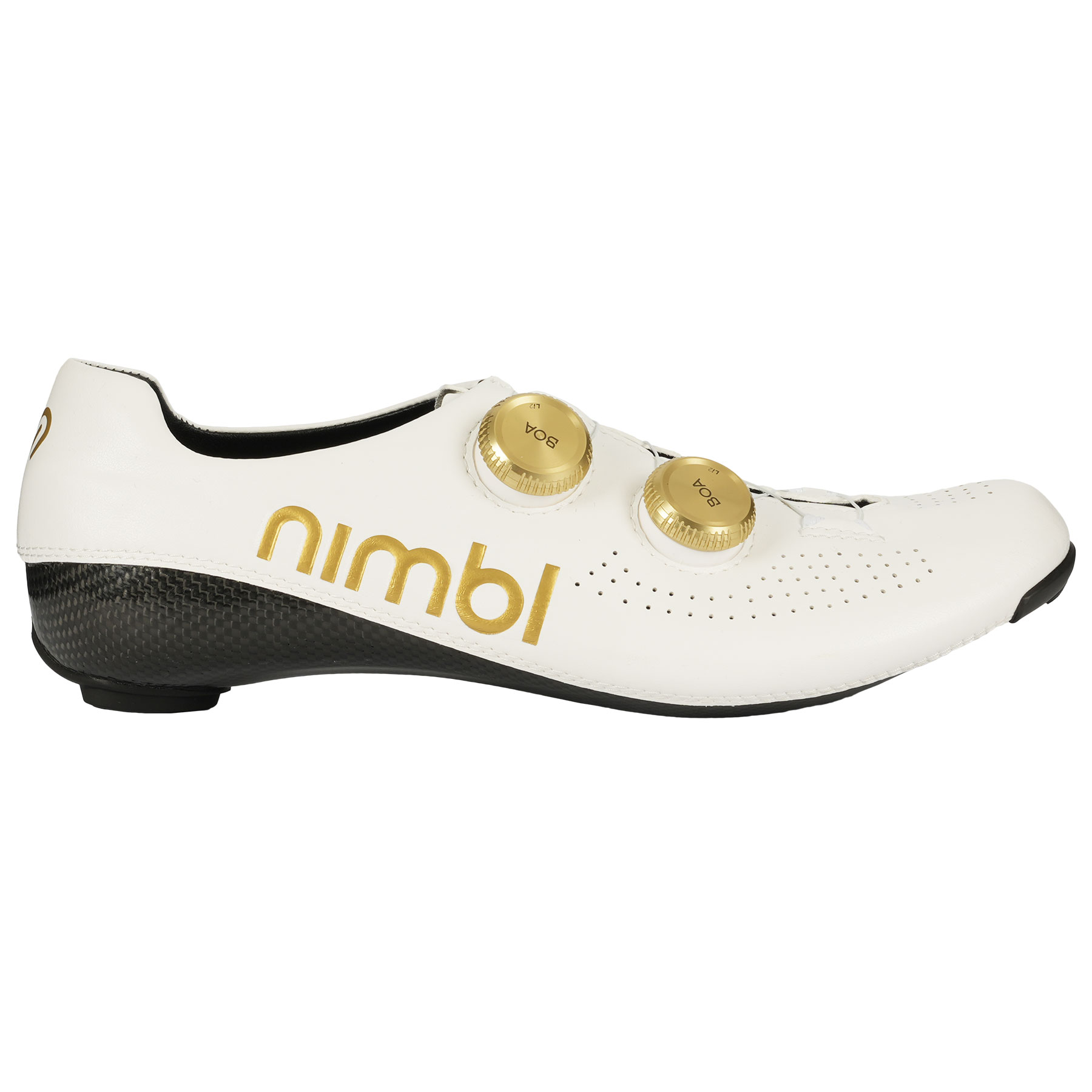 Nimbl Ultimate zapatillas de ciclismo de carretera - white-gold