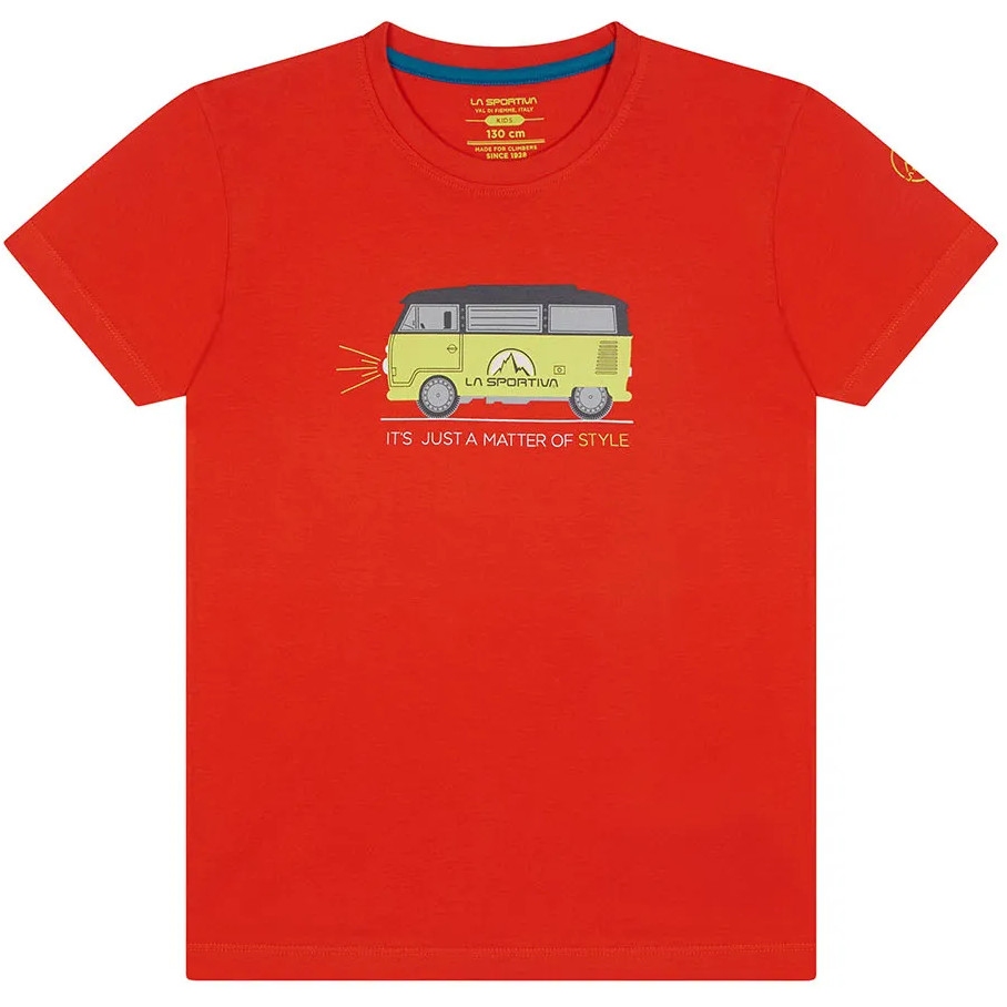 Image of La Sportiva Van T-Shirt Kids - Poppy