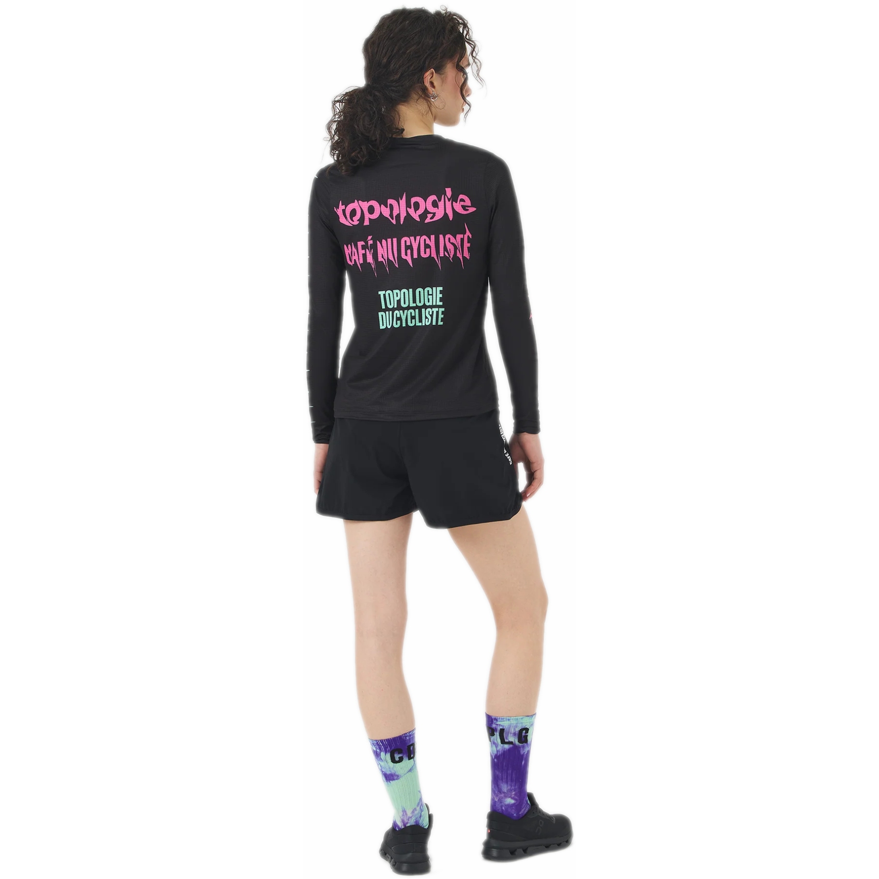 Café du Cycliste x Topologie Ambre Longsleeve Shirt Women - black