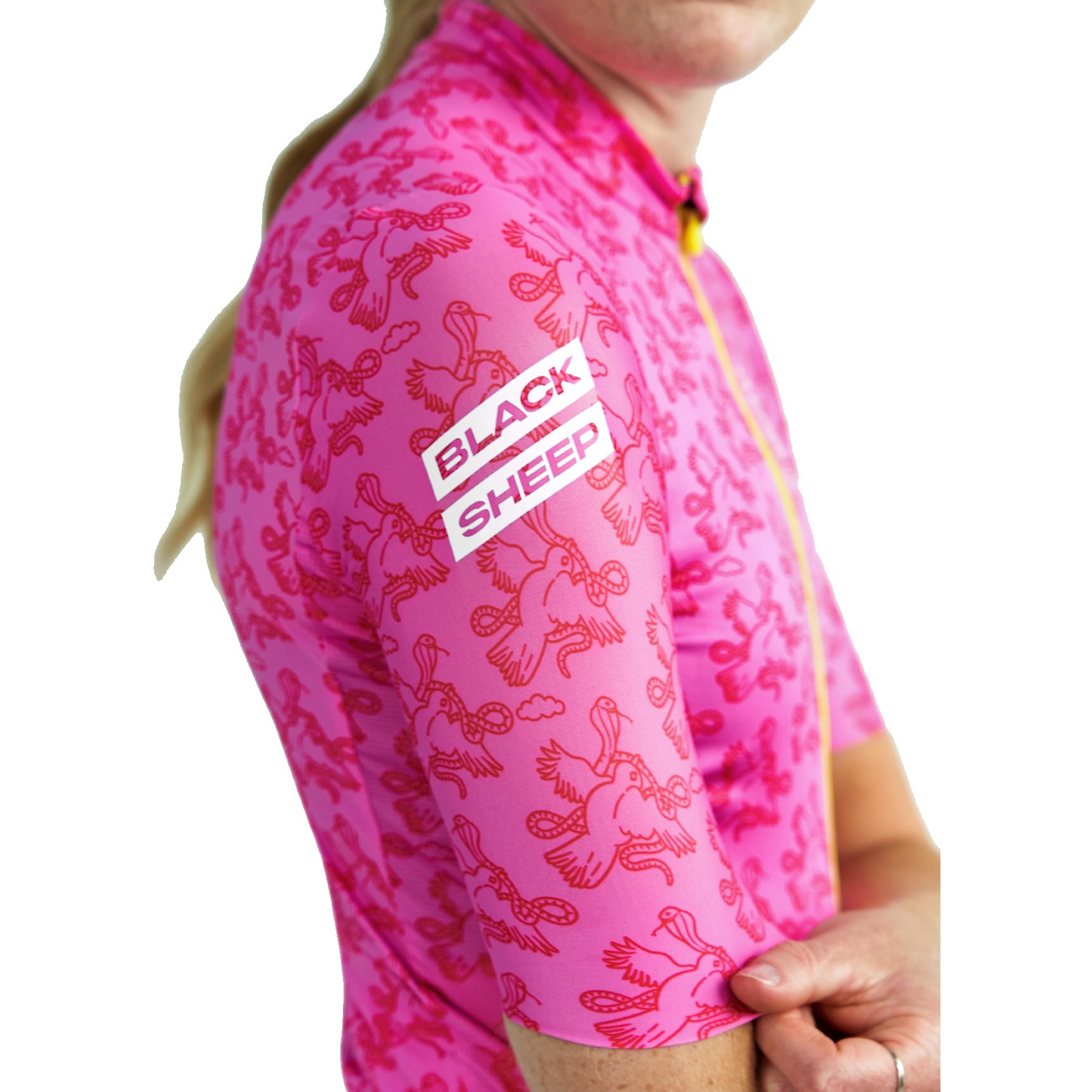 Black Sheep Cyclingサイクルジャージ L ピンク Black Sheep Cyclingサイクルジャージ L ピンク ウェア