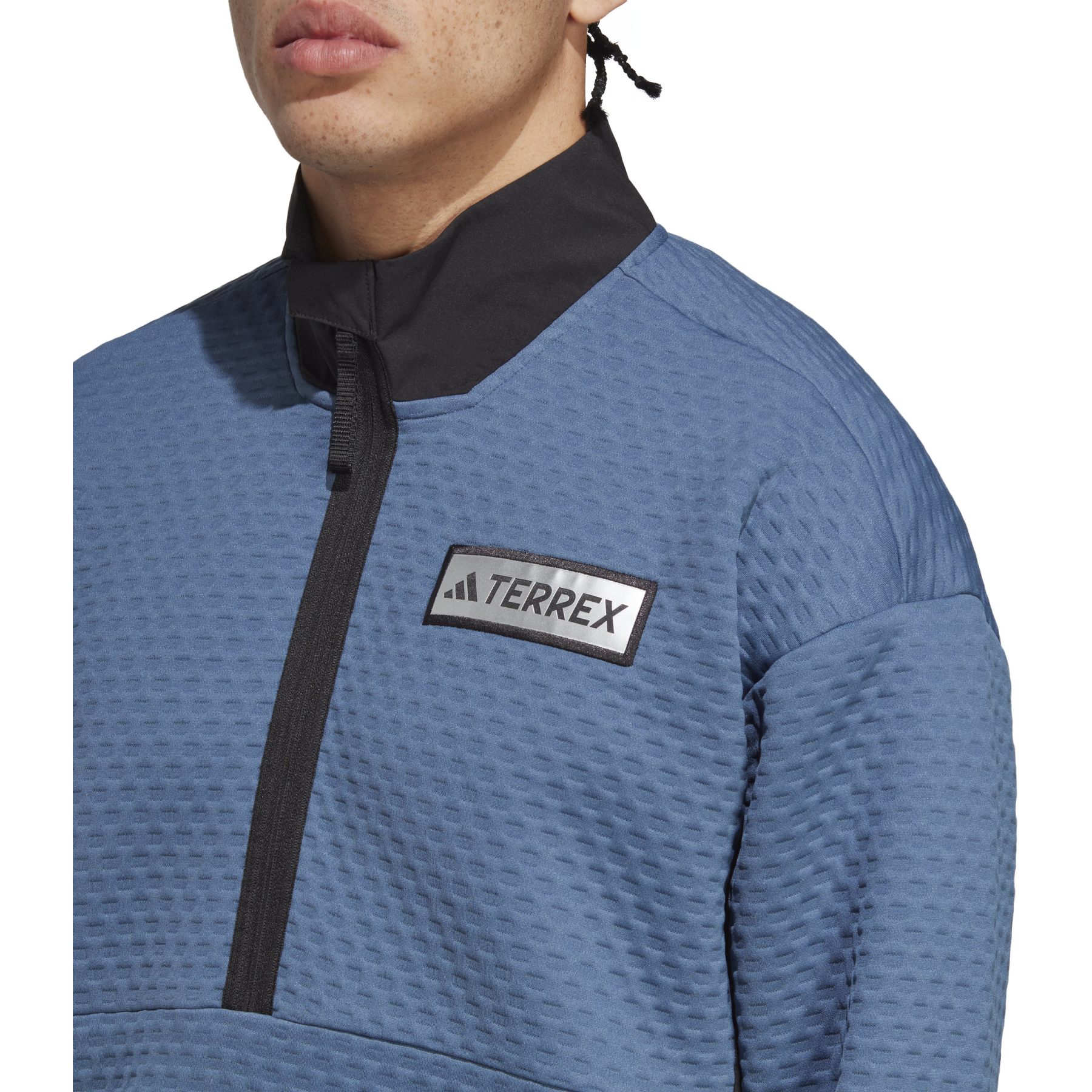adidas TERREX Utilitas 1/2-Zip Fleece Sweater Men - wonder steel 