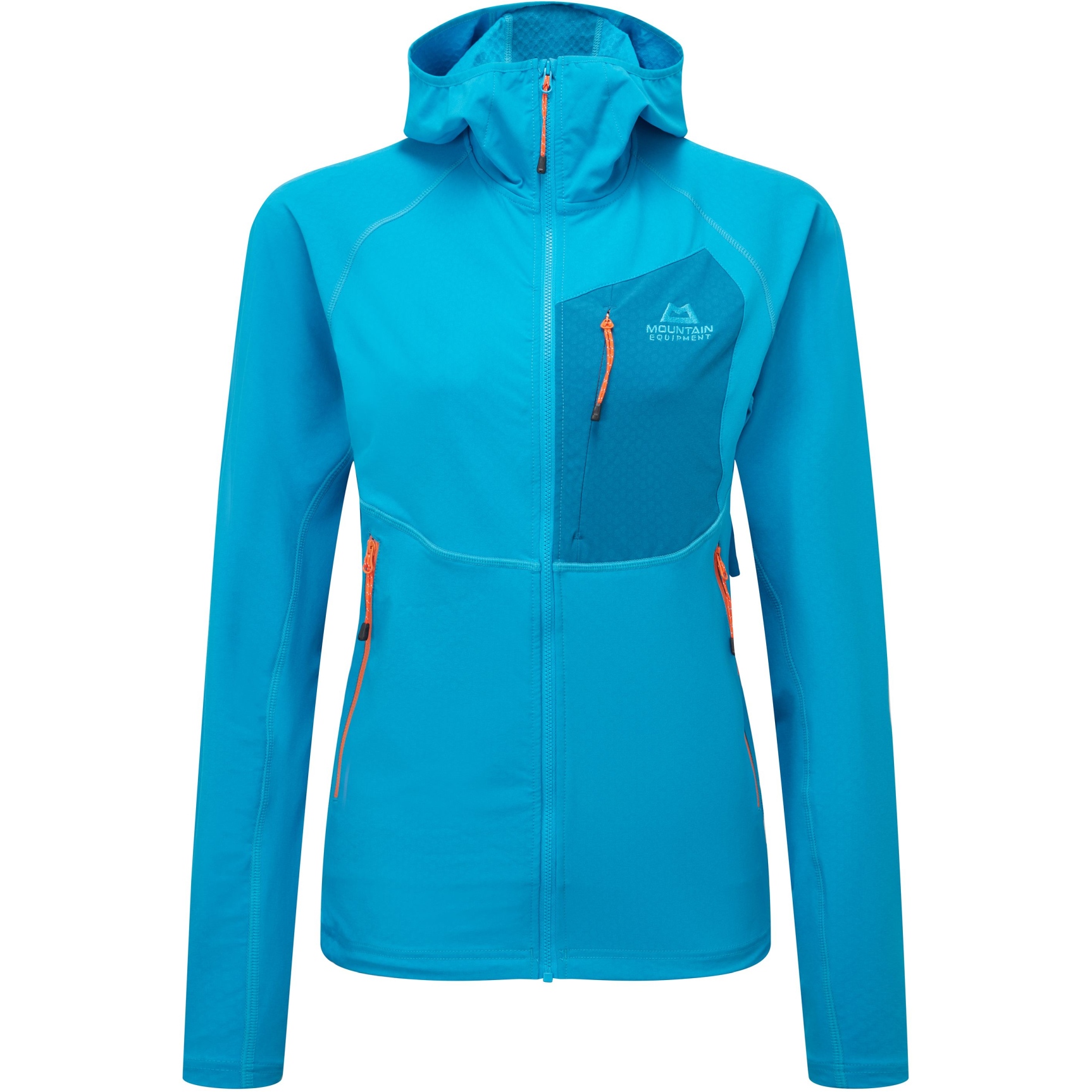 Picture of Mountain Equipment Arrow Hooded Jacket Women ME-006553 - surf blue
