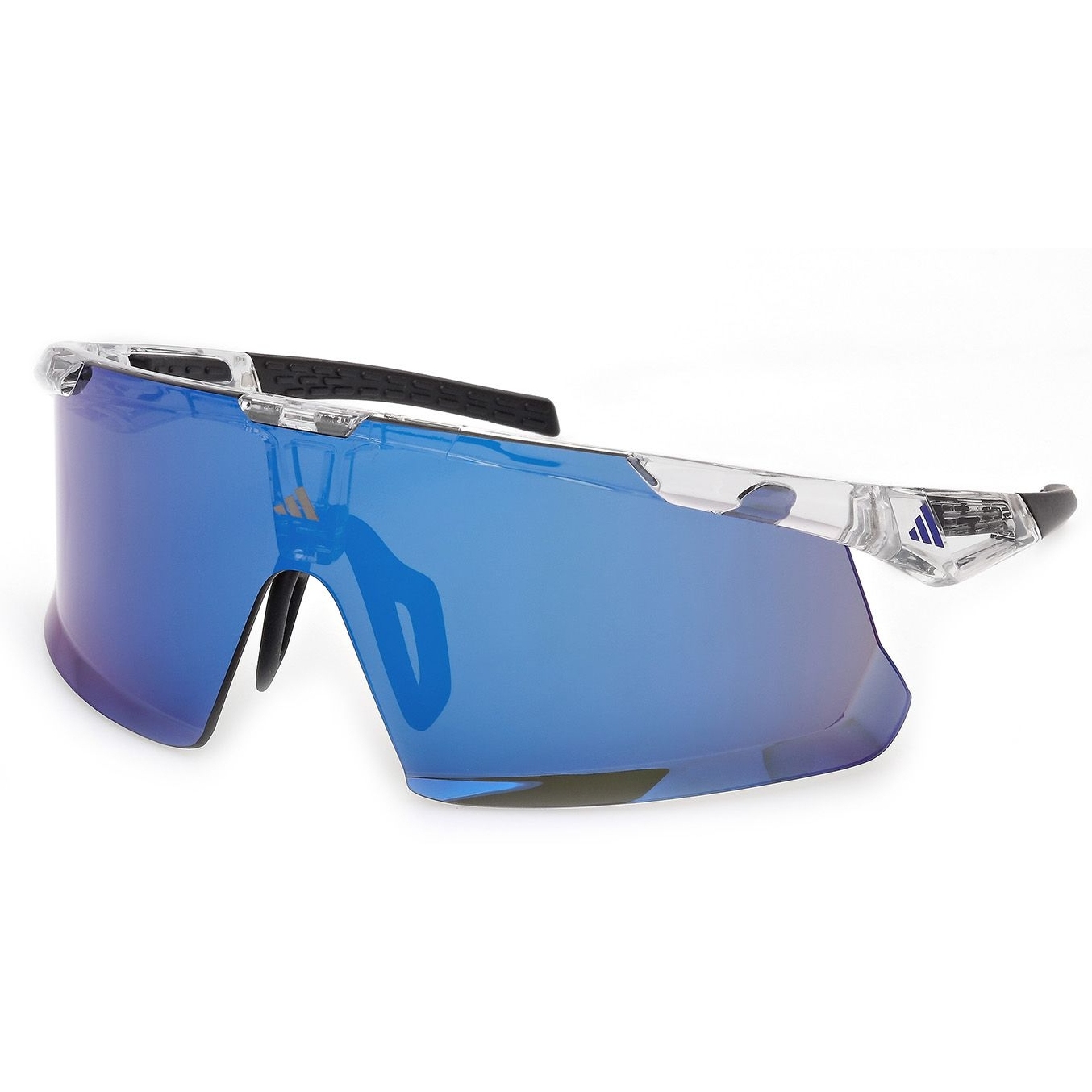 Produktbild von adidas Dunamis EVO SP0106 Brille - Crystal / Contrast Mirror Blue