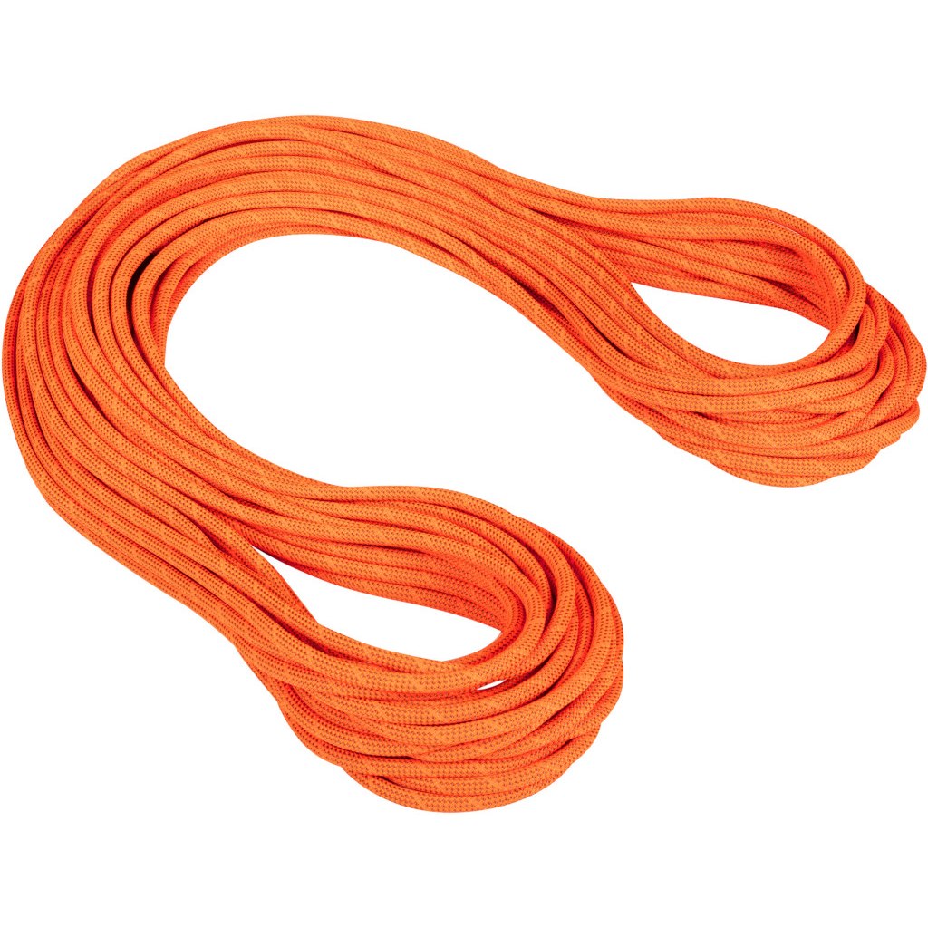 Picture of Mammut 9.8 Crag Dry Rope - 60m - Dry Standard - safety orange-boa