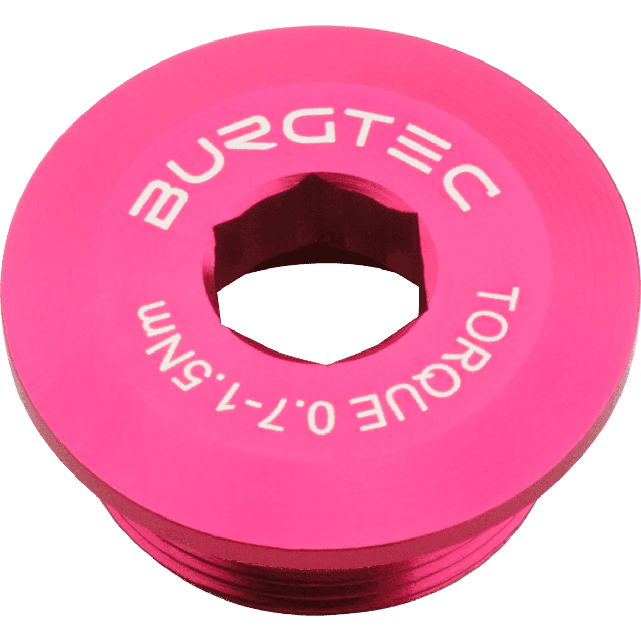 Produktbild von Burgtec Kurbelschraube - Shimano - toxic barbie pink