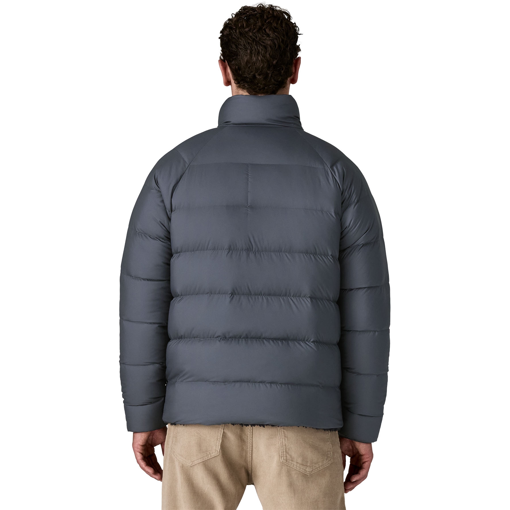 Patagonia Reversible Silent Down Jacket Men - Smolder Blue | BIKE24