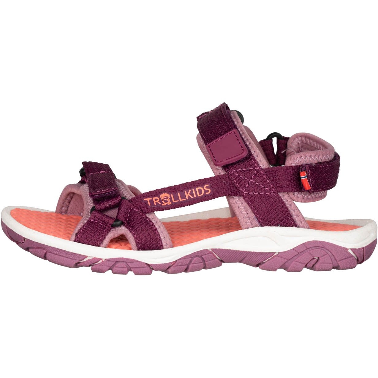 Trollkids Oslofjord Outdoorsandalen Kinder Blaugrün/Hellorange im Trollkids Oslofjord Outdoorsandalen Kinder Blaugrün/Hellorange im