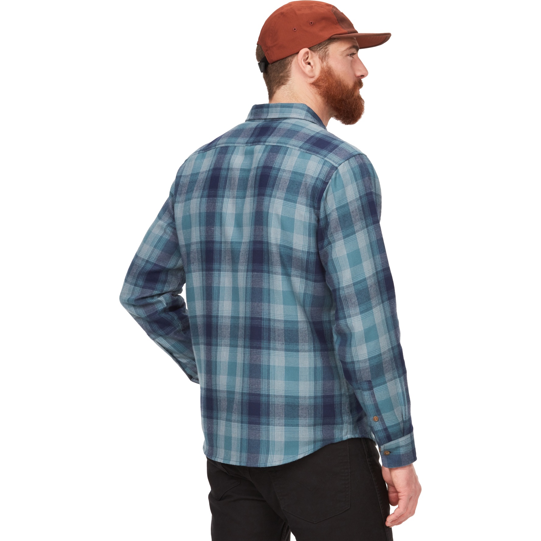 Marmot Fairfax Novelty Light Weight Flannel Shirt Men arctic navy BIKE24