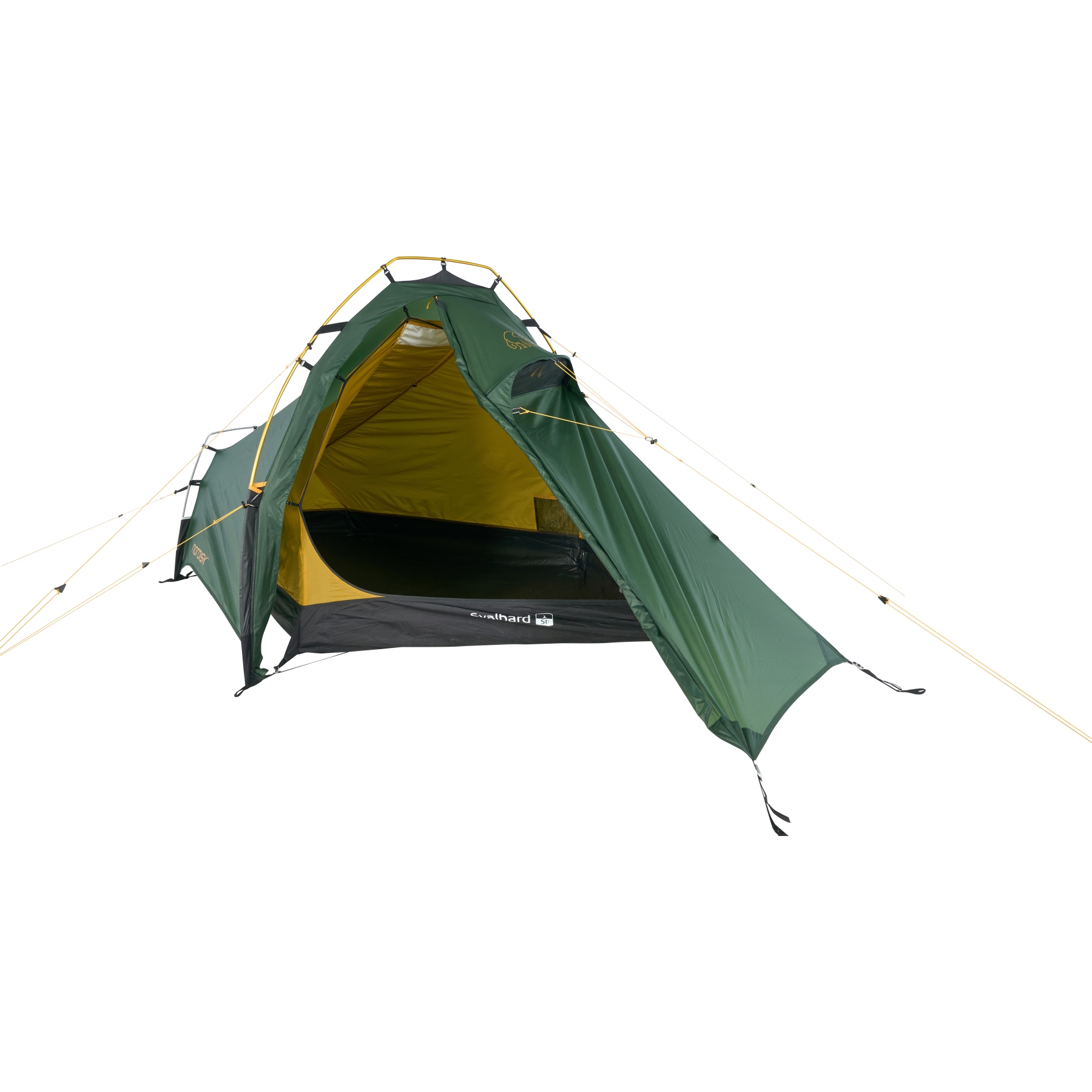 Nordisk Svalbard 1 SI 2.0 Tunnel Tent - Deep Forest Green | BIKE24