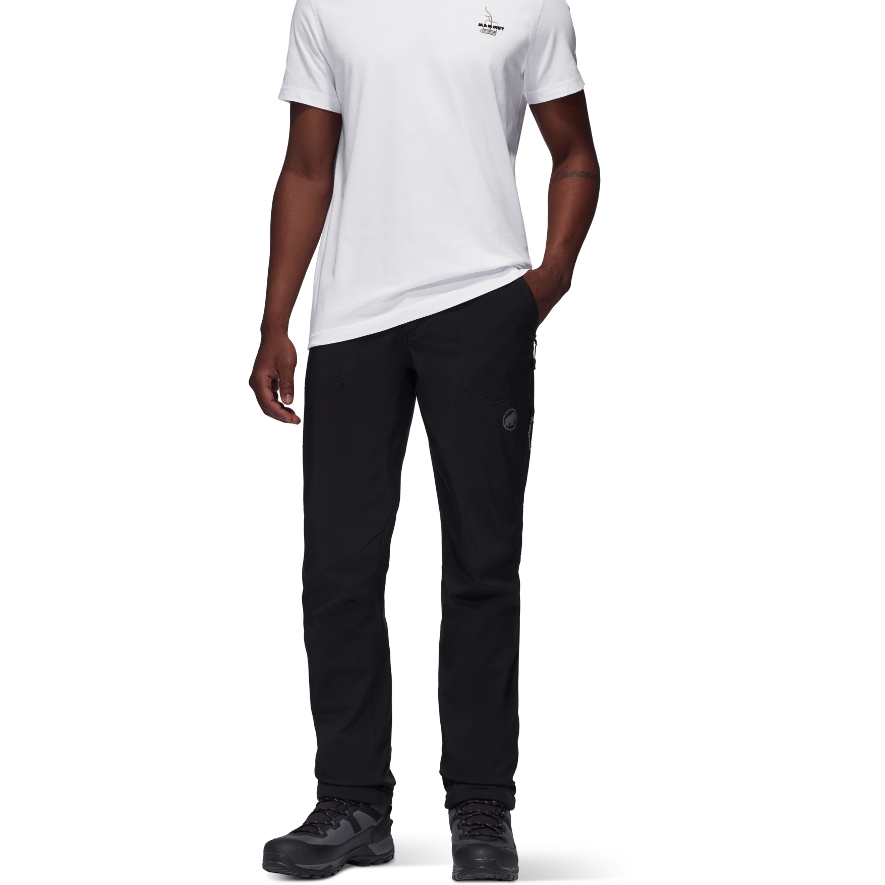 Mammut Runbold Winter Softshell Pants Men black BIKE24