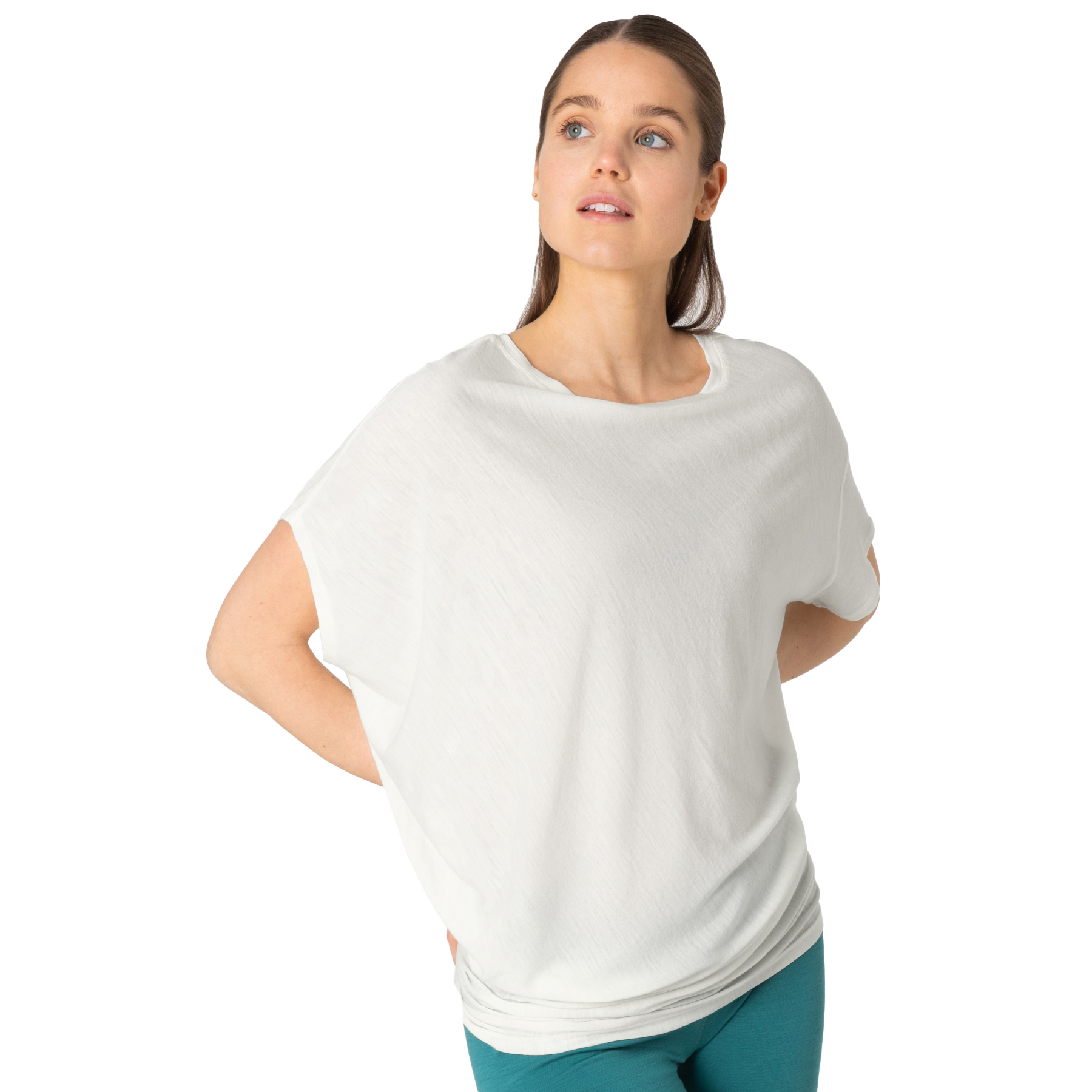Bild von SUPER.NATURAL Yoga Loose T-Shirt Damen - Fresh White