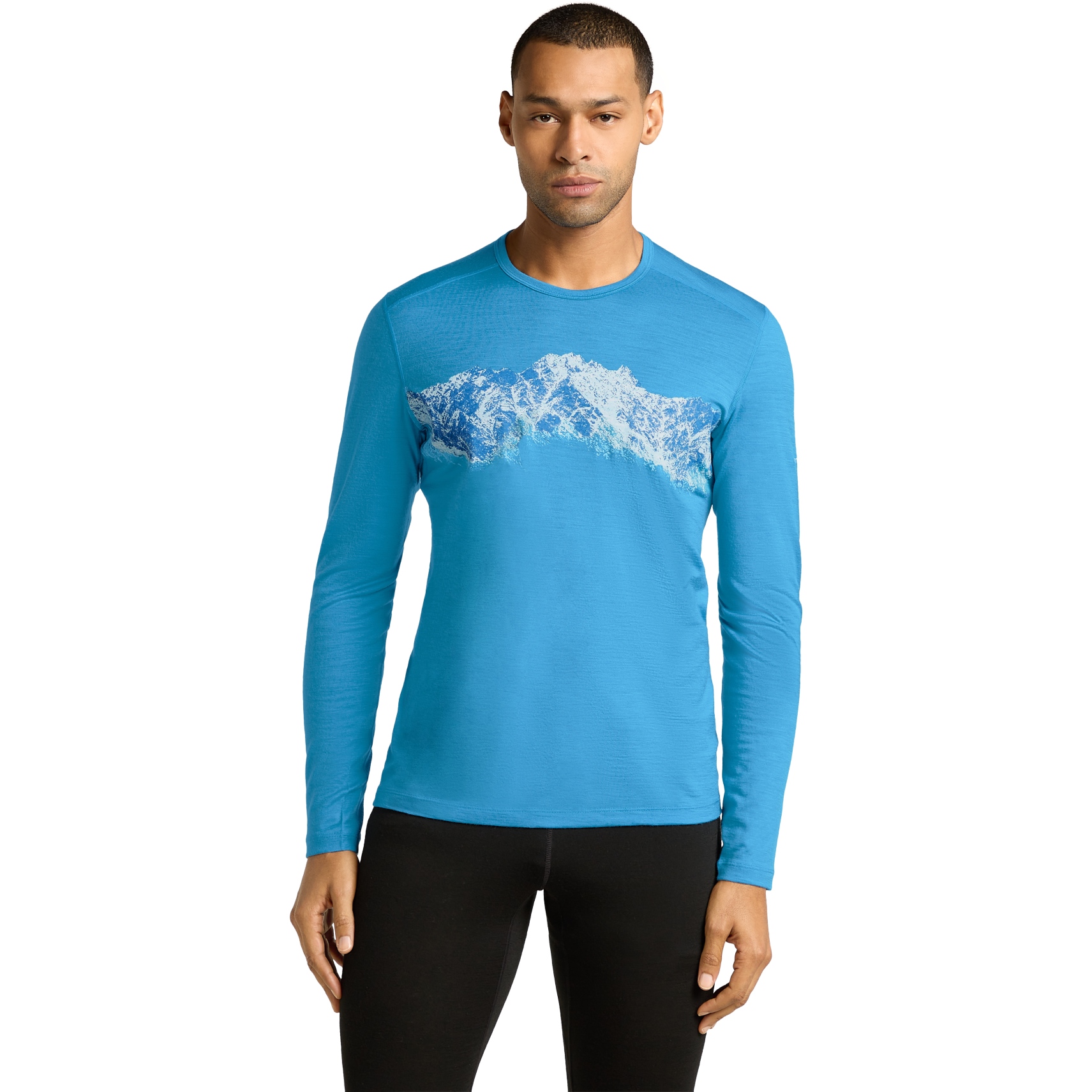 Bild von Icebreaker Merino 200 Oasis Thermo-Langarmshirt mit Rundhalsausschnitt Remarkables Herren - Arctic