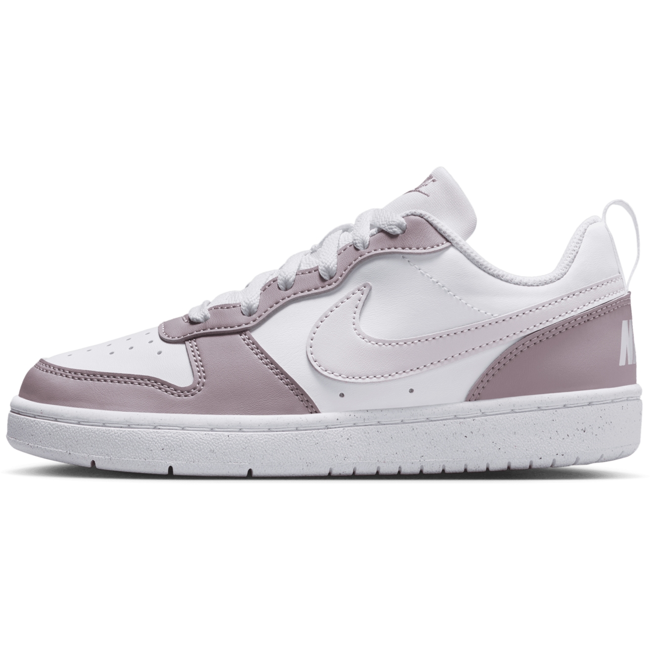 Produktbild von Nike Court Borough Low Recraft Schuh für ältere Kinder - white/venice-plum fog-white DV5456-134