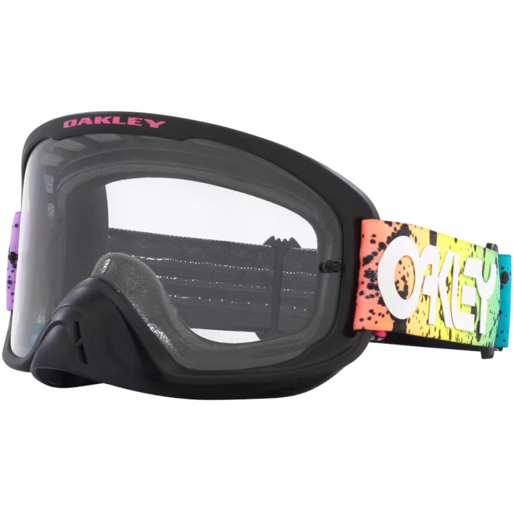 Picture of Oakley O-Frame® 2.0 PRO MX Goggle - Black Splatter/Clear - OO7115-47