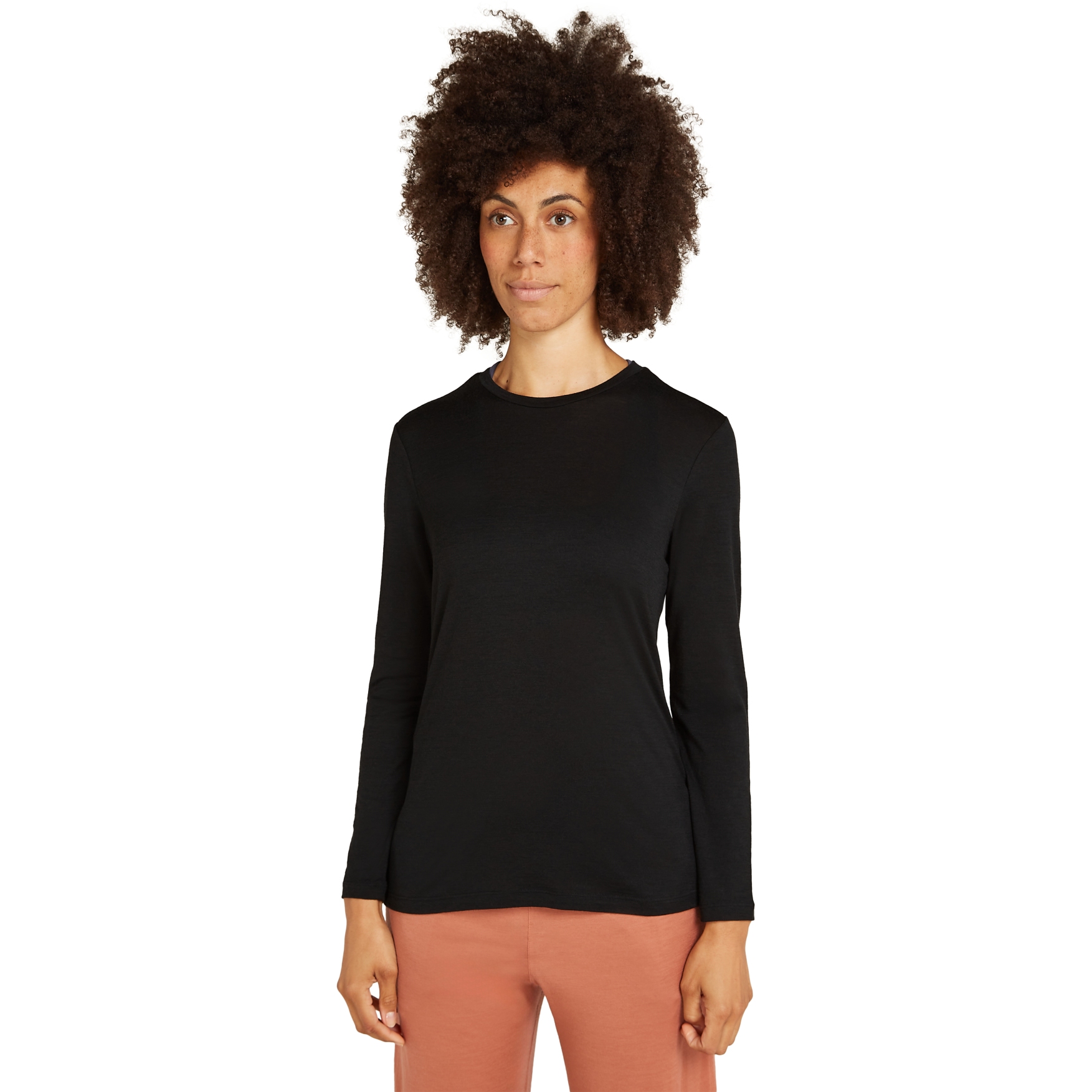 Immagine prodotto da Icebreaker Maglia a Maniche Lunghe Donna - Merino 150 Tech Lite - Nero