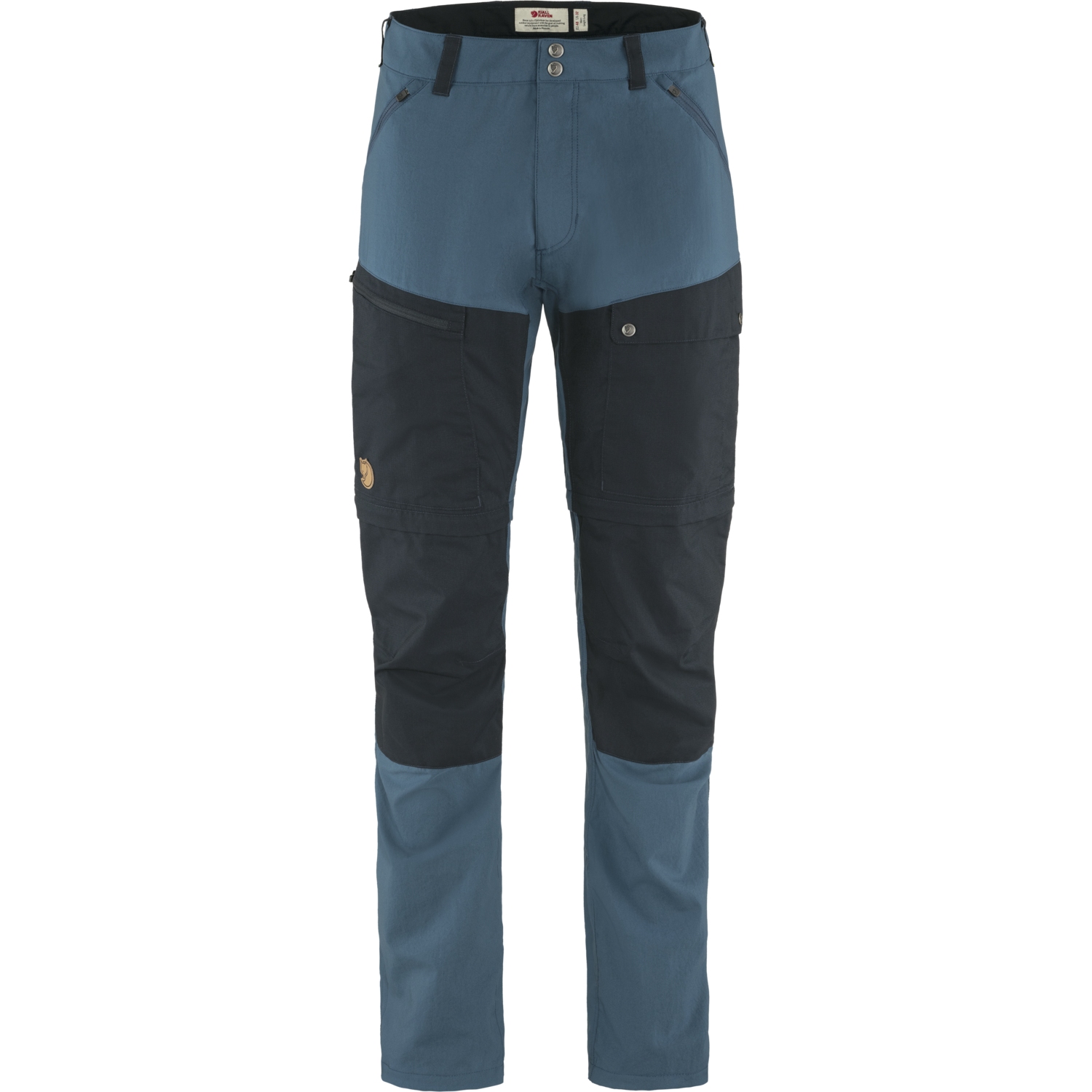 Photo produit de Fjällräven Pantalon Homme - Abisko Midsummer Zip Off - indigo bleu-dark navy