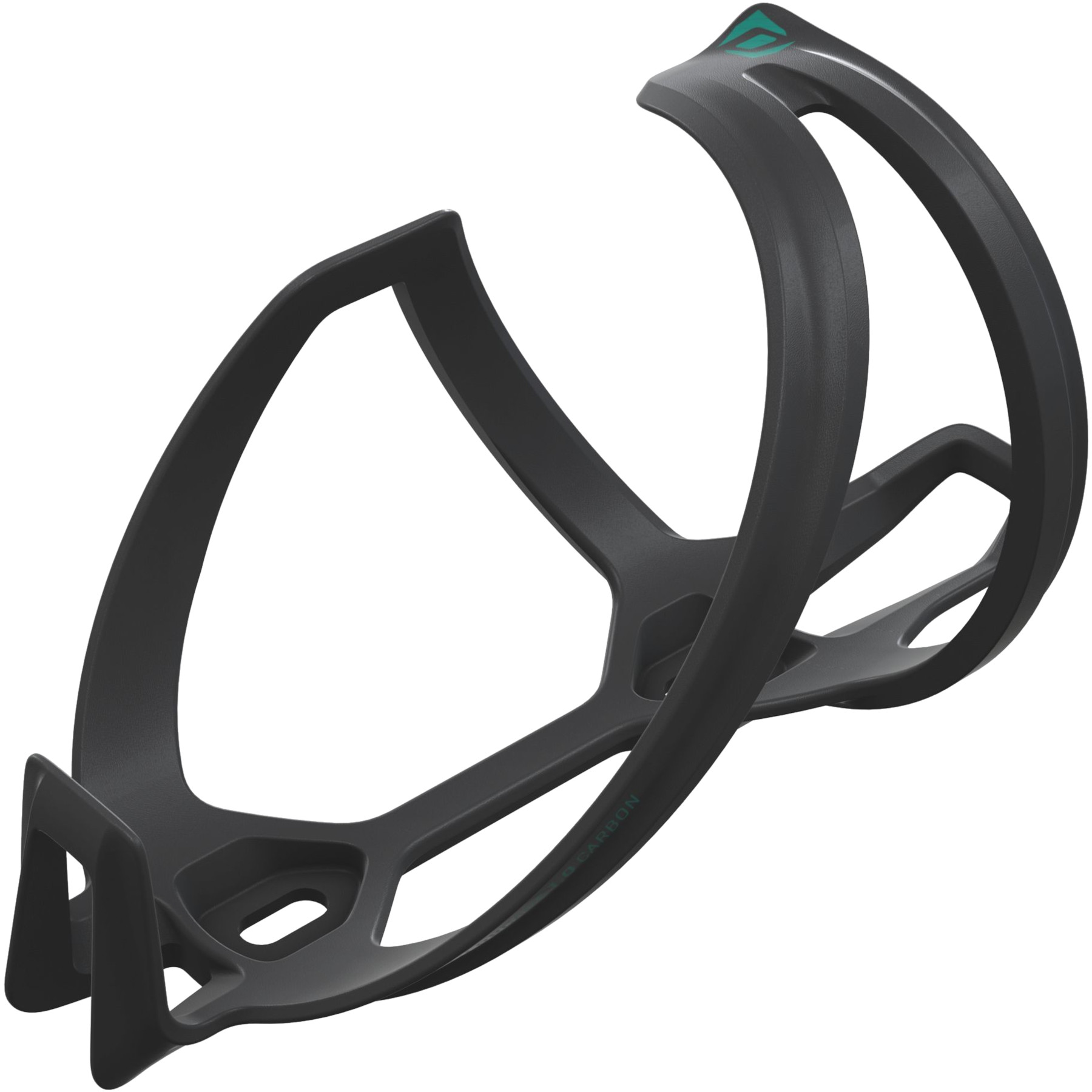 Picture of Syncros Tailor 1.0 Bottle Cage - left - black/teal blue