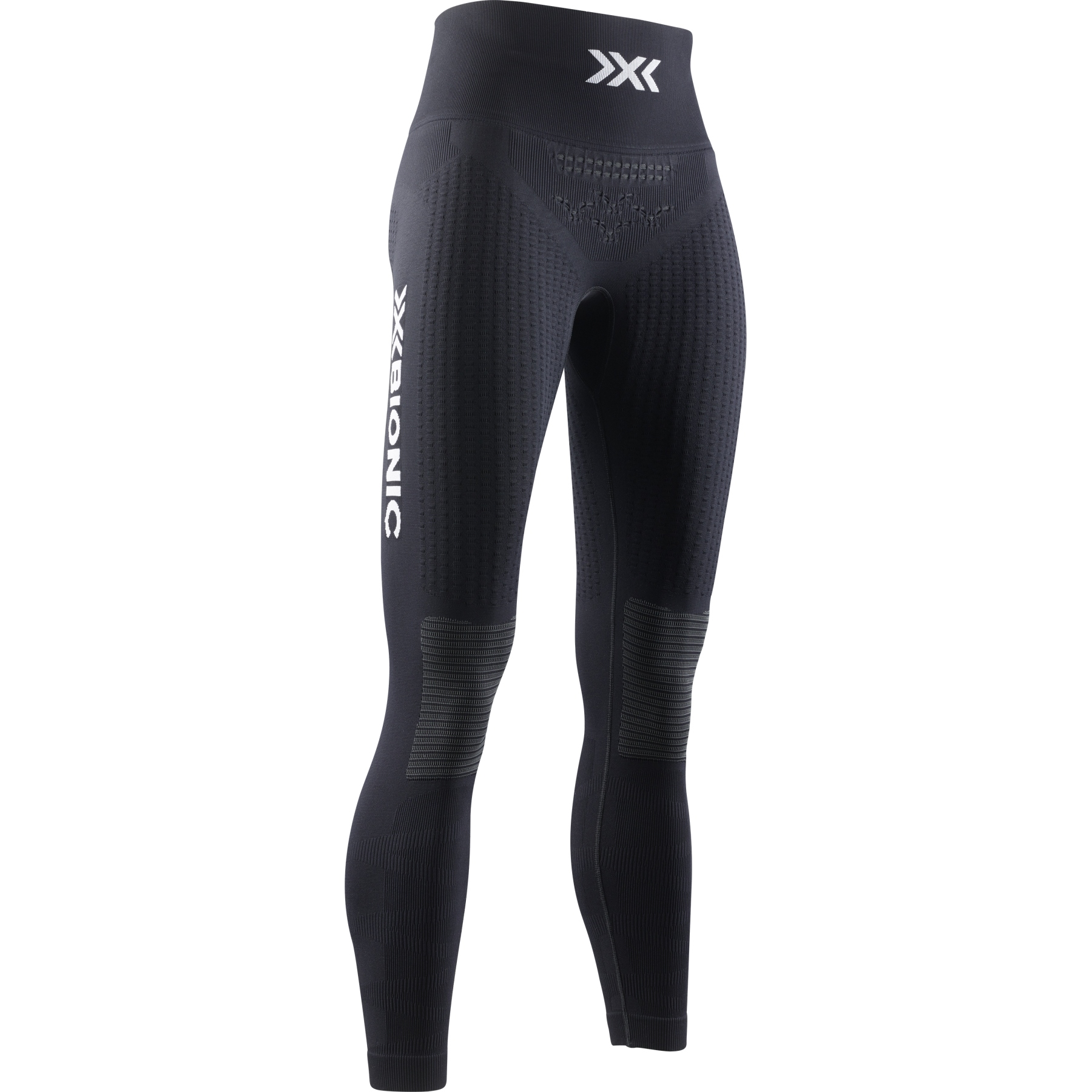 Image of X-Bionic Energizer 4.0 Women's 7/8 Fitness Pants - black/white