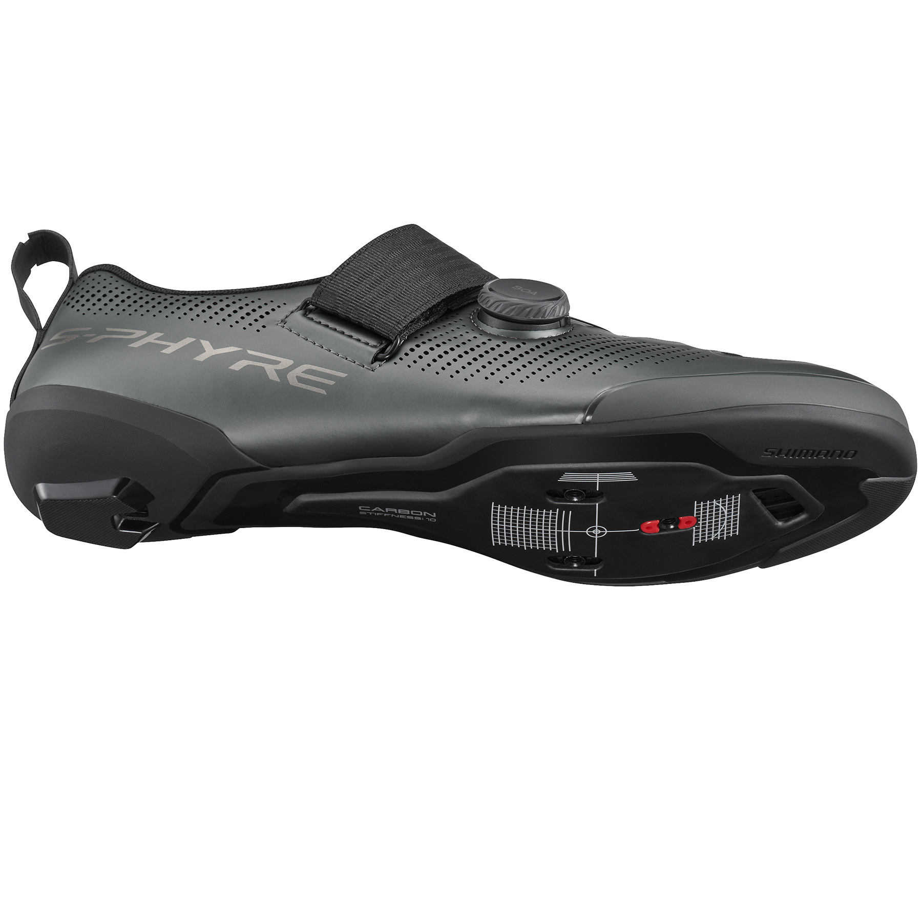 Shimano S-Phyre SH-TR903 Triathlonkengät Miehet - Matte Gunmetal