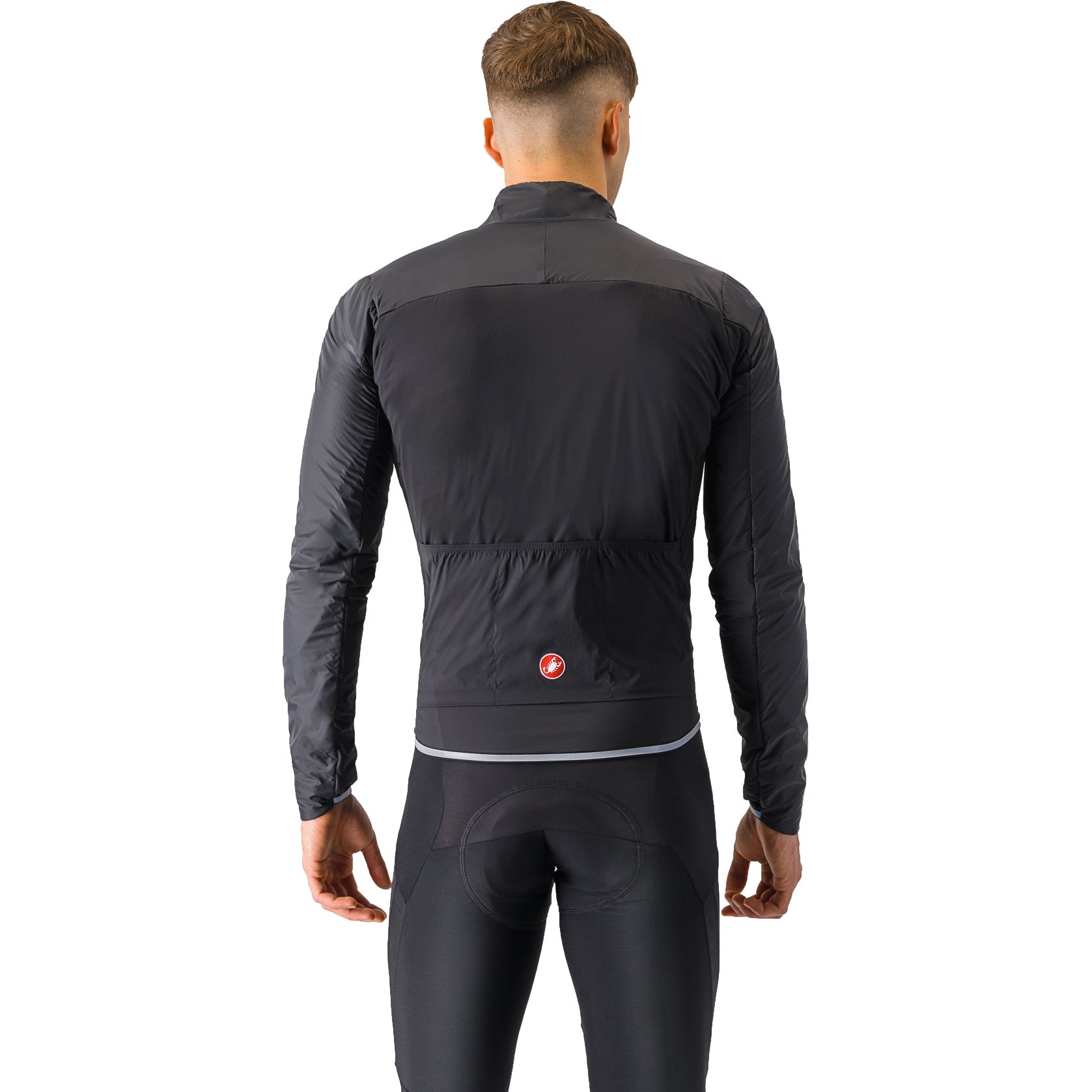Castelli Fly Direct Jacket Men - light black/dark grey 085 | BIKE24