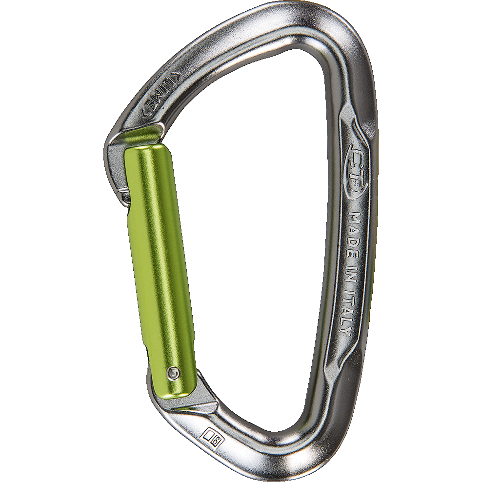 Picture of Climbing Technology Lime S Carabiner - grey / green