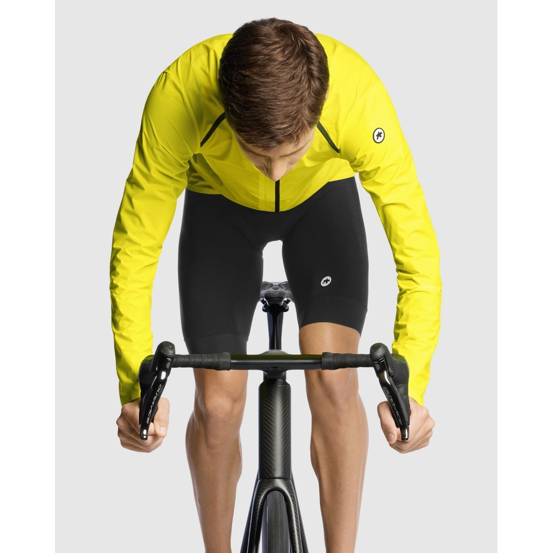 Assos MILLE GTS WASSERSCHNAUZE S11 Rain Jacket Men - optic yellow