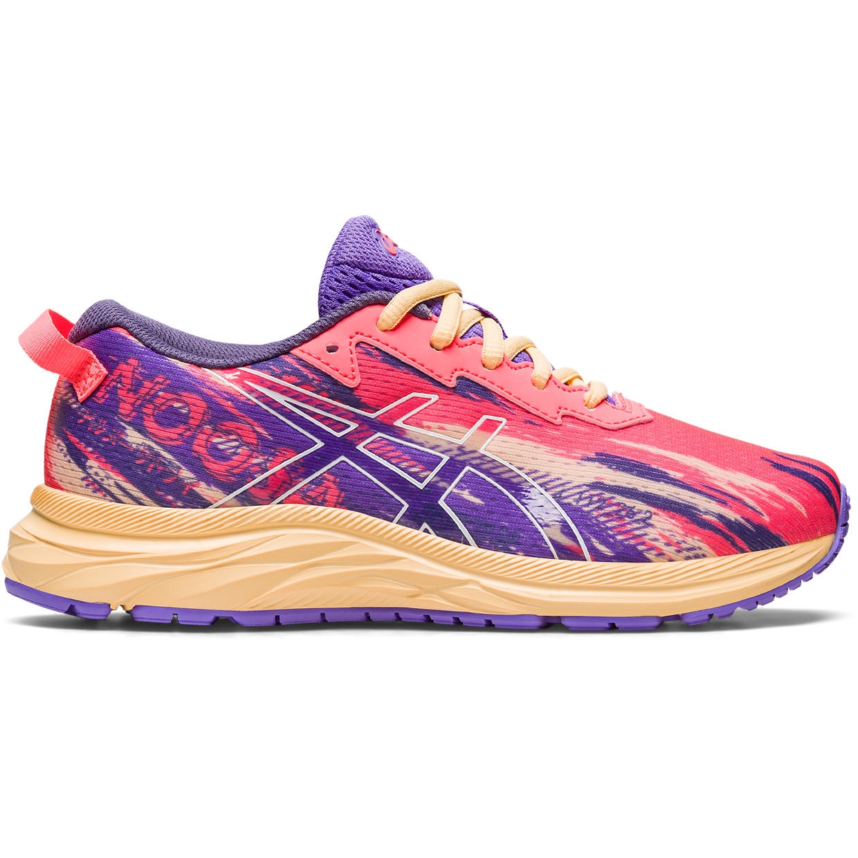 Picture of asics GEL-Noosa Tri 13 GS Running Shoes Kids - blazing coral/white
