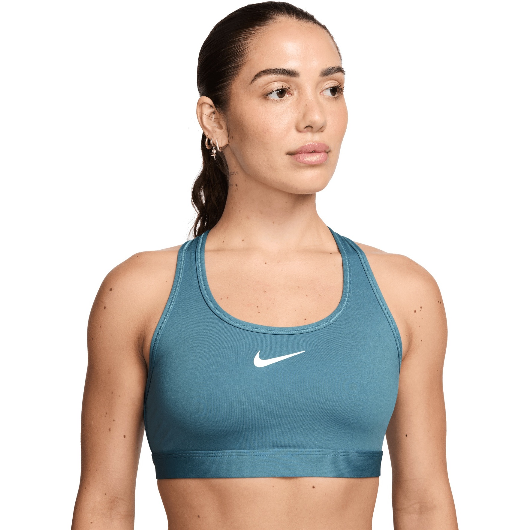 Photo produit de Nike Soutien-Gorge de Sport à maintien normal - Swoosh - smokey blue/white DX6821-006