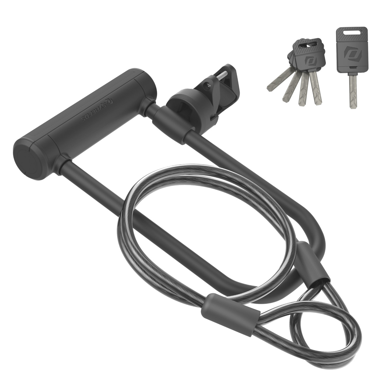 Picture of Syncros Warfield U-lock with Loop Cable - black