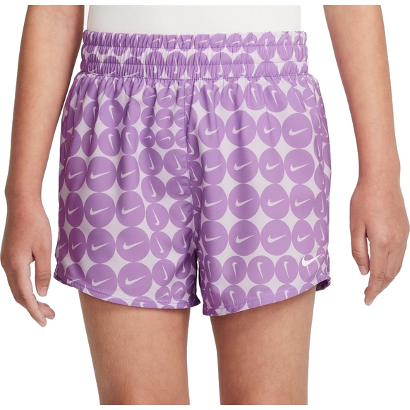 Image of Nike One AOP Shorts Kids - rush fuchsia/white HF8235-532