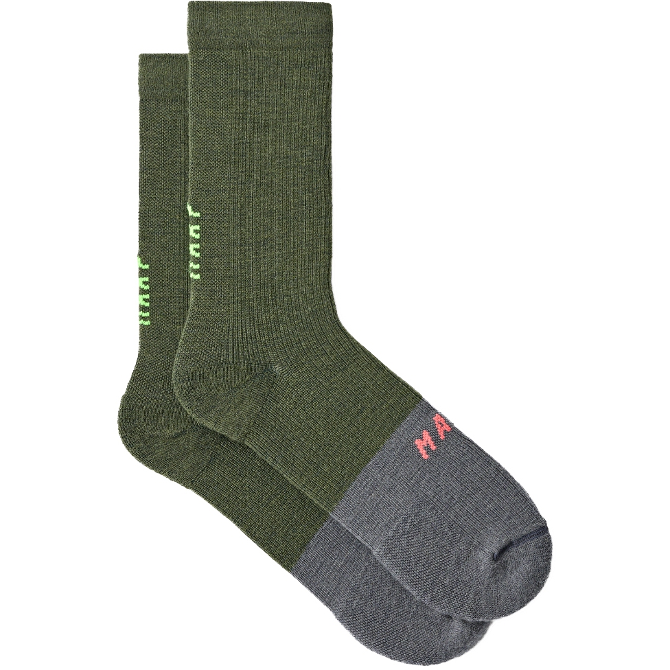 Picture of MAAP Division Merino Socks - bronze green