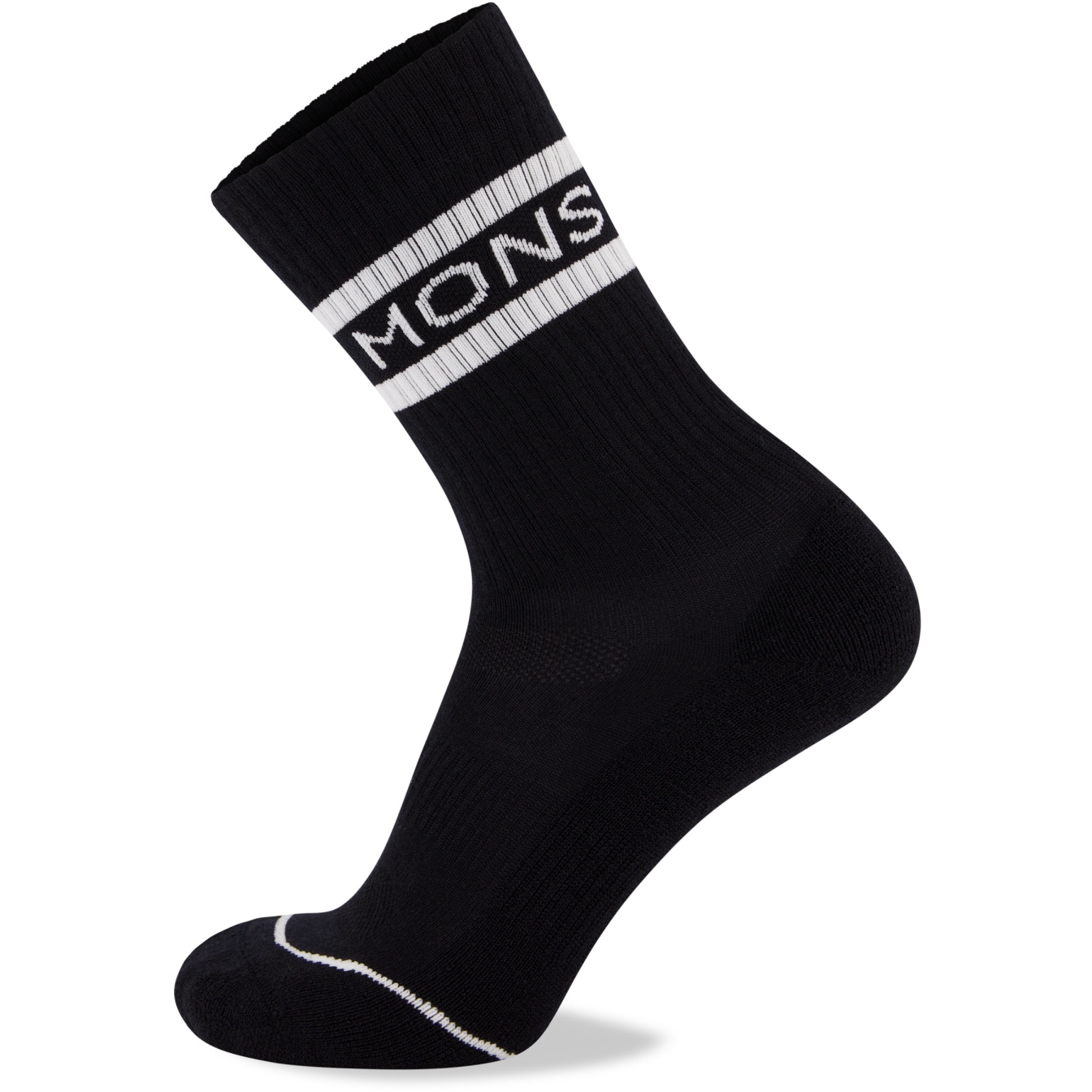 Picture of Mons Royale Signature Crew Socks - black / white