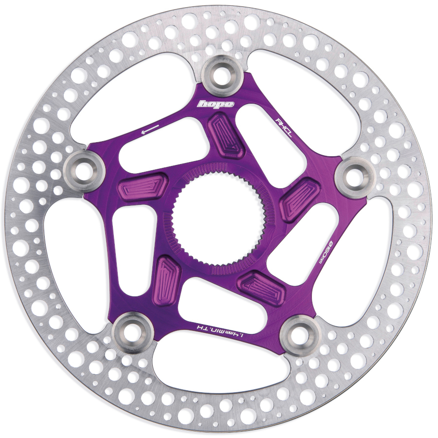 Image of Hope RX Centerlock Disc - 160mm - purple