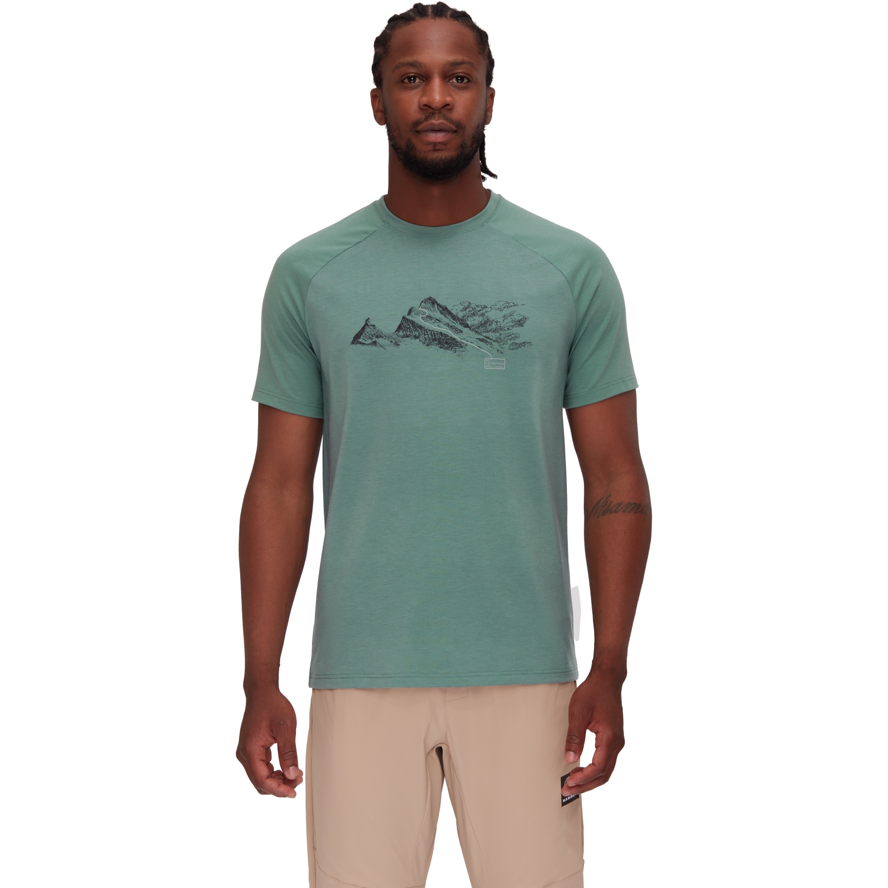 Produktbild von Mammut Mountain Finsteraarhorn T-Shirt Herren - dark jade