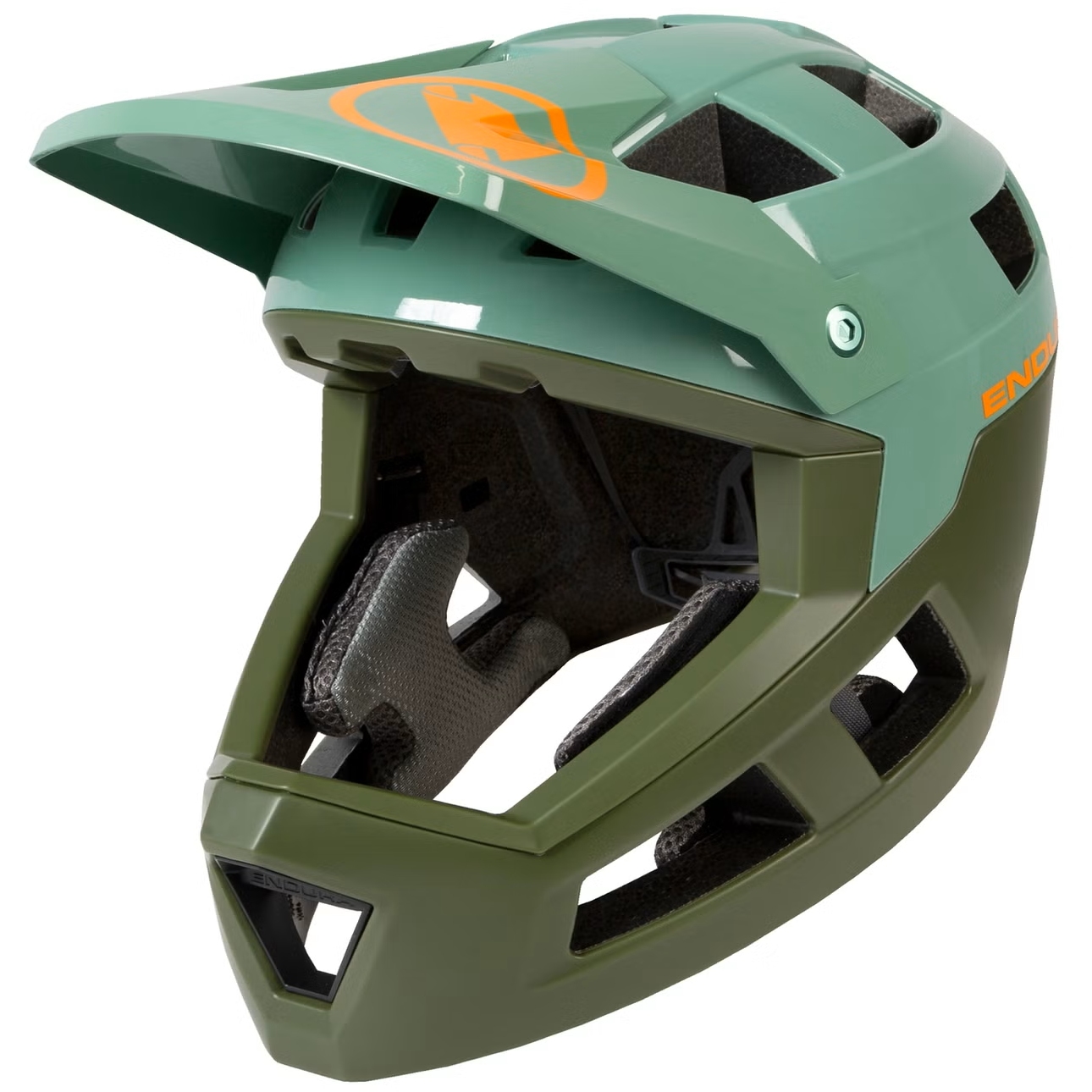 Picture of Endura SingleTrack MIPS® Full Face Helmet - olive green
