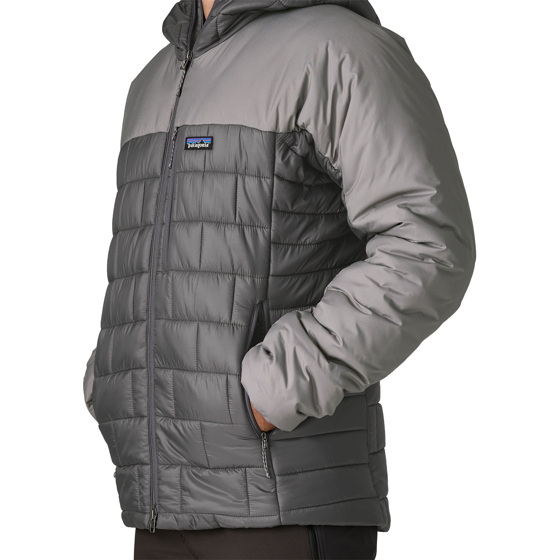 Patagonia Hi-Loft Nano Puff Hoody Men - Forge Grey | BIKE24