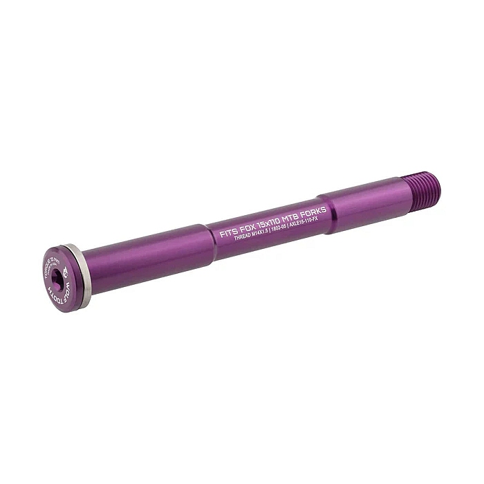 Picture of Wolf Tooth Thru Axle for FOX Forks | 15x110mm Boost - purple