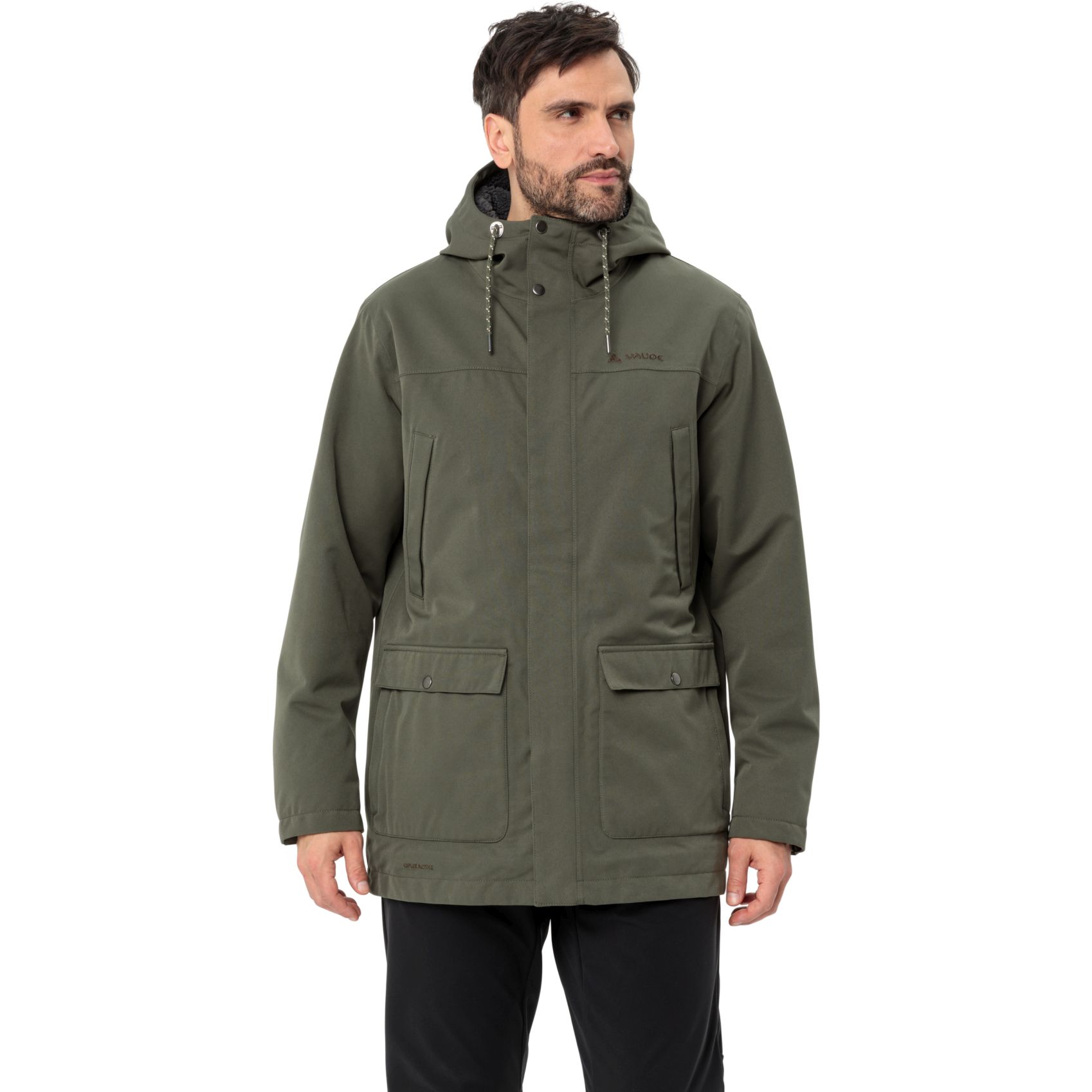 Vaude Manukau II Parka Herren black khaki BIKE24