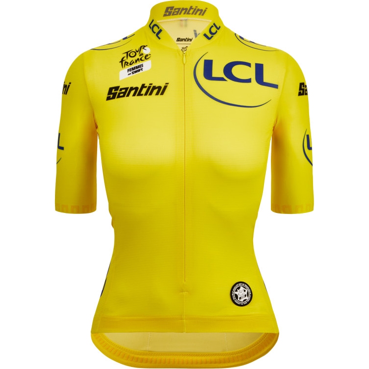Produktbild von Santini Leader Women&#039;s Jersey - Tour de France™ Femmes 2022 Collection - TF944L0022TDFLDER - gelb GI