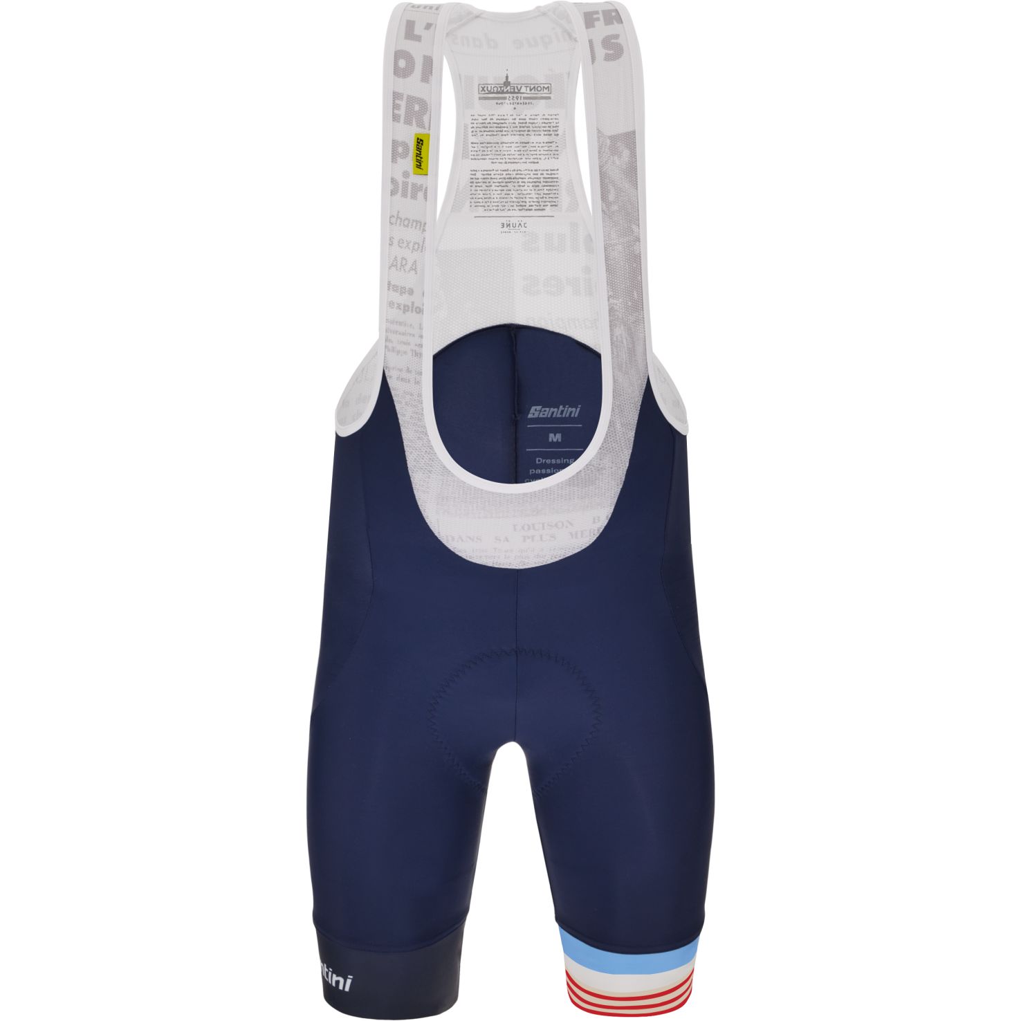 Picture of Santini Maillot Jaune M.Ventoux Bib Shorts Men - Tour de France™ 2024 Collection - MJ1075GITMV - nautica NT