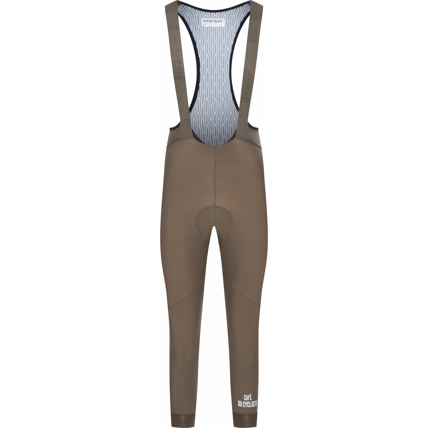 Мужские колготки Café du Cycliste Marie с нагрудником - рожковое дерево