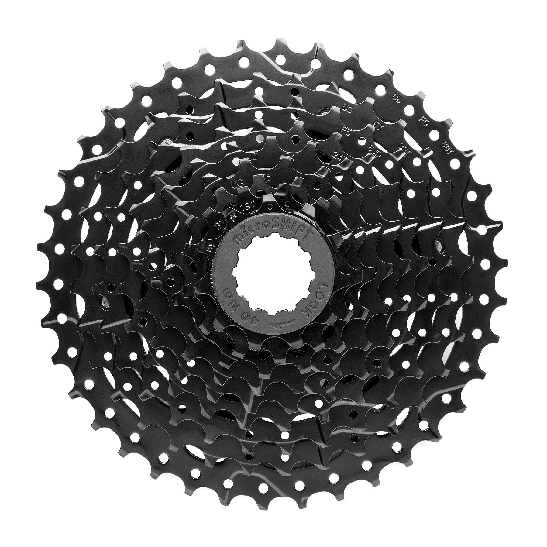 Picture of microSHIFT ADVENT CS-H093 Cassette - 9-speed - 11-38 Teeth
