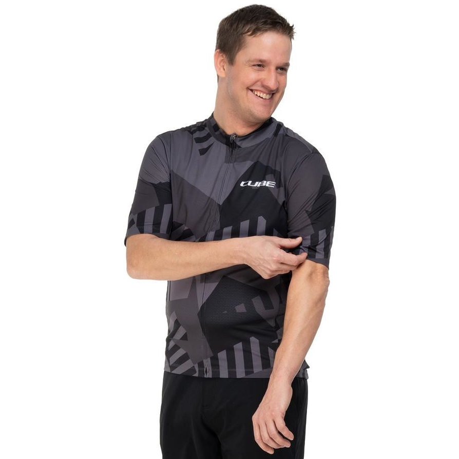 Bild von CUBE CMPT Classic Kurzarmtrikot Herren - grau
