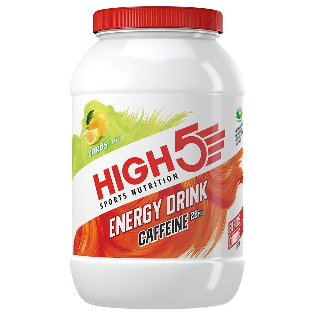 Productfoto van High5 Energy Drink Caffeine - Carbohydrate Beverage Powder - 2200g