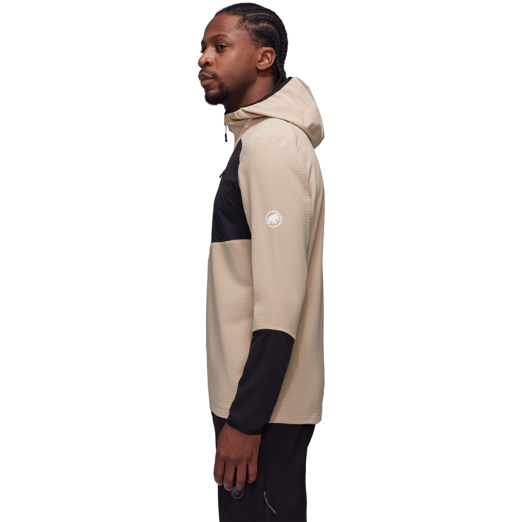 Mammut Felpa con Cappuccio Uomo Madris Light Half Zip savannah