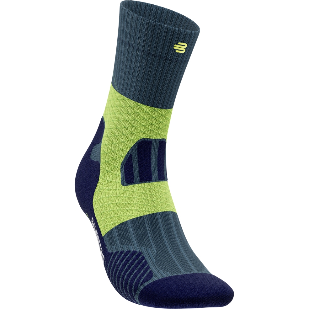 Produktbild von Bauerfeind Trail Run Mid Cut Socken Damen - midnight teal