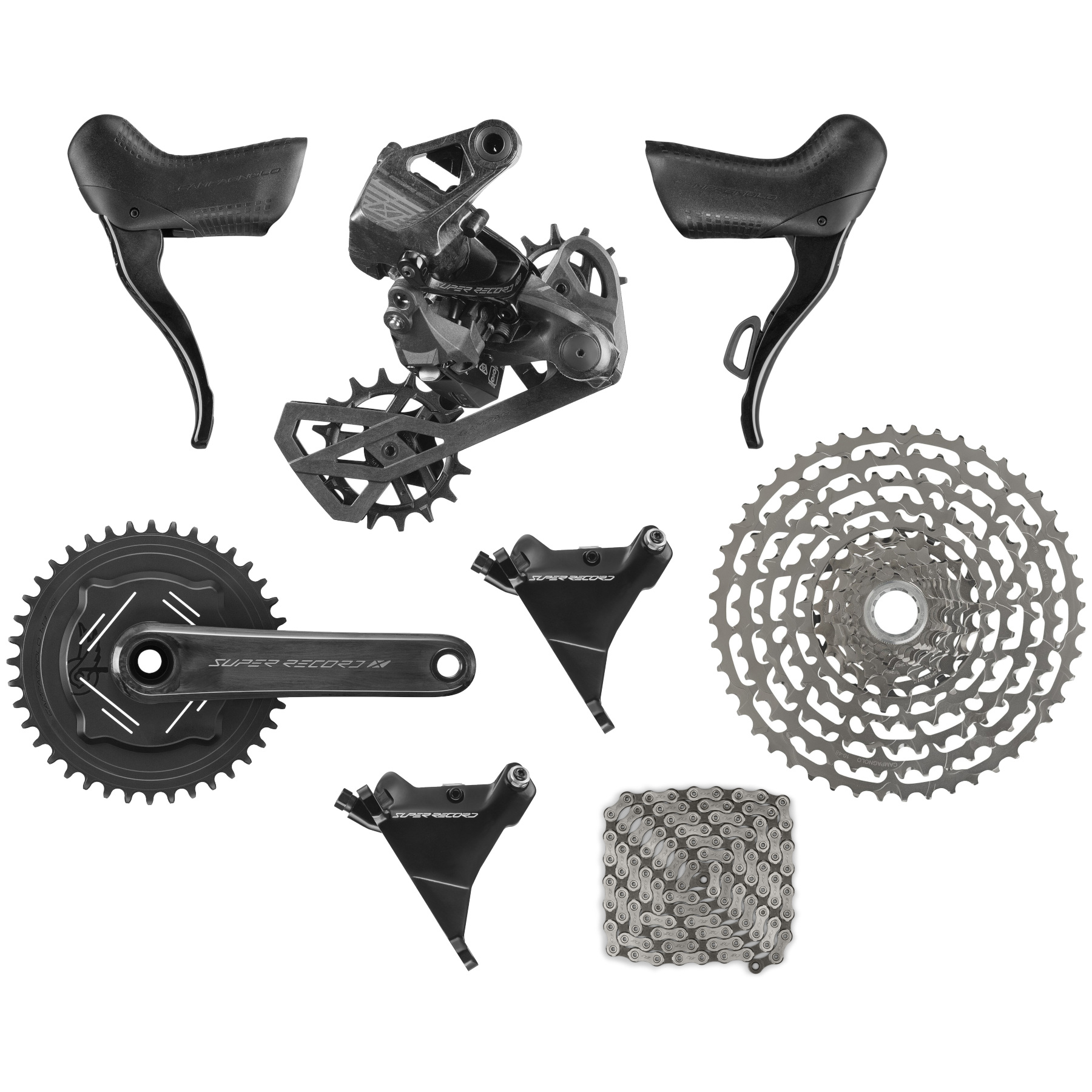 Campagnolo Super Record X Groupset - WRL | Gravel | 1x13-speed
