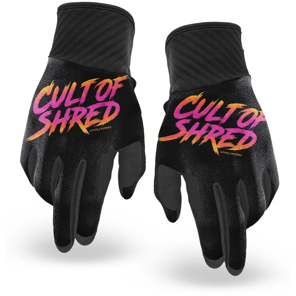 Picture of Loose Riders Technical Freeride Gloves - Rad Black